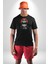 Yoga Panda Kadın Erkek Unisex Siyah Organik Baskılı T-Shirt Penye Yüksek Kalite 5