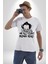 Korkunç Palyaço Korku Film Kadın Erkek Unisex Beyaz Organik Baskılı T-Shirt Penye Yüksek Kalite 1