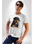 Puppy Köpek Rottweiler Kadın Erkek Unisex Beyaz Organik Baskılı T-Shirt Penye Yüksek Kalite 4