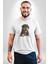 Puppy Köpek Rottweiler Kadın Erkek Unisex Beyaz Organik Baskılı T-Shirt Penye Yüksek Kalite 5