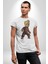 Bebek Groot Guardians Galaxy Kadın Erkek Unisex Beyaz Organik Baskılı T-Shirt Penye Yüksek Kalite 1