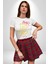 Artık Katlan Kadın Erkek Unisex Beyaz Organik Baskılı T-Shirt Penye Yüksek Kalite 3
