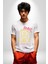 Artık Katlan Kadın Erkek Unisex Beyaz Organik Baskılı T-Shirt Penye Yüksek Kalite 4