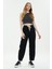 Ariana Siyah Beli Lastikli Mom Jean Pantolon C 4525-163 1