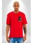 Mafya Rottweiler Kırmızı Oversize Kadın Erkek Ön ve Sırt Baskılı T-Shirt 5