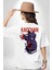 Kasuki Bakugo Anime Beyaz Oversize Kadın Erkek Ön ve Sırt Baskılı T-Shirt 4