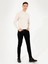 Erkek Bej Slim Fit Çeyrek Balıkçı Yaka Basic Triko Kazak 50257712-VR011 4