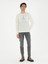 Erkek Beyaz Slim Fit Kazak 50272084-VR013 4