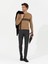 Erkek Camel Slim Fit Bisiklet Yaka Triko Kazak 50259333-VR015 3
