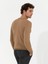 Erkek Camel Slim Fit Bisiklet Yaka Triko Kazak 50259333-VR015 5