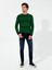 Erkek Haki Slim Fit Bisiklet Yaka Triko Kazak 50258829-VR027 4