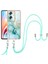Oppo A2 5g Için Kılıf Anti-Scratch Yumuşak Tampon Crossbody Kordon Askısı Mermer (Yurt Dışından) 1