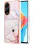 Oppo A98 Kart Yuvaları Için Kılıf Yumuşak Tpu Tampon Mermer Ince Cüzdan (Yurt Dışından) 1