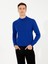 Erkek Sax Slim Fit Çeyrek Balıkçı Yaka Basic Triko Kazak 50257712-VR045 1