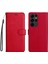 Samsung Galaxy S23 Ultra Klasik Düz Renk Iş Cüzdan Için Flip Case (Yurt Dışından) 4