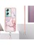 Oppo A2 5g Için Kılıf Anti-Scratch Yumuşak Tampon Crossbody Kordon Askısı Mermer (Yurt Dışından) 4