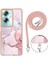 Oppo A2 5g Için Kılıf Anti-Scratch Yumuşak Tampon Crossbody Kordon Askısı Mermer (Yurt Dışından) 5