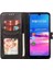 Cüzdan Kılıf Için Huawei Y6 2019 Kabartmalı Kart Tutucu Kickstand Tüm Yuvarlak (Yurt Dışından) 5