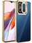 Xiaomi Redmi 12C Kılıf Kamera Korumalı Logo Gösteren Omega Kapak Gold 1