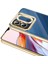 Xiaomi Redmi 12C Kılıf Kamera Korumalı Logo Gösteren Omega Kapak Gold 2