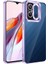 Xiaomi Redmi 12C Kılıf Kamera Korumalı Logo Gösteren Omega Kapak Lila 1