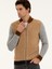 Erkek Kahverengi Regular Fit Tam Fermuarlı Triko Kazak 50277074-VR015 3