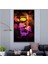 Neon Flower Kanvas Tablo 1