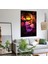 Neon Flower Kanvas Tablo 2