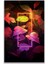Neon Flower Kanvas Tablo 4