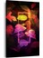 Neon Flower Kanvas Tablo 5