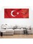 Saatli Al Bayrak Cam Tablo 1