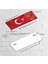 Saatli Al Bayrak Cam Tablo 5