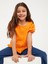 Lcw Kids Kare Yaka Kısa Kollu Kız Çocuk Tişört 1