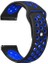 Huawei Watch Gt 4 46MM Kordon Delikli Çift Renk Silikon Mavi 1