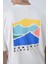 0 Yaka Ön Arka On My Way Sınce 2011 Baskı Oversize Erkek T-Shirt 2