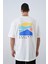 0 Yaka Ön Arka On My Way Sınce 2011 Baskı Oversize Erkek T-Shirt 5