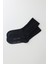 Kadın Siyah Renkli Lastiksiz Modal Kumaş İnce Soket Çorap 1