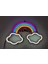 Isimli Gökkuşağı Neon LED / Gece Lambası / Rainbow Dekoratif Lamba / Işıklı Bulut / Ambians Işığı 4