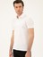 Erkek Beyaz Slim Fit Polo Yaka Merserize T-shirt 50284769-VR013 3