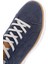 Erkek Lacivert Bağcıklı Kalın Tabanlı Kumaş Sneaker 2