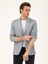 Erkek Siyah Slim Fit Keten Karışımlı Ceket 50294201-VR036 1