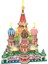 3D Puzzle 224 Parça St. Basil"s Katadrali - Rusya (Led 1