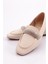 5000 Kadin Silver Taş Tokali Loafer 4