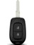 Renkstore Renault Symbol Dacia Sandero Logan Duster 2 Buton Beyaz Silikon Kılıf Anahtarlık 2