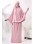 Iki Parça Pratik Namaz Elbisesi 8016 Pembe 3