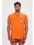 Francis Turuncu Baskılı Erkek Tişört 4