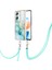 Oppo A2 5g Için Kılıf Anti-Scratch Yumuşak Tampon Crossbody Kordon Askısı Mermer (Yurt Dışından) 1