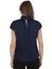 Yaka Drape Detaylı Saten Bluz 01-Lacivert 5