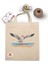 Ham Bez Çanta Tote Bag Deniz ve Martılar Dokuma Saplı Kadın Omuz Çantası 1