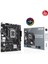 Prıme H610M-K Argb Intel H610 LGA1700 Ddr5 5600 HDMI VGA M2 Usb3.2 Aura Rgb Matx 96GB Kadar Ram 1